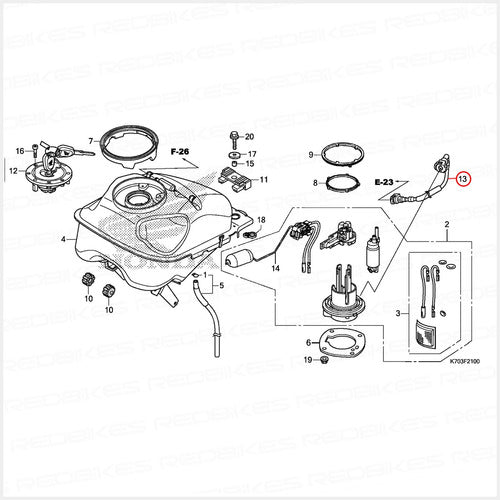 Manguera Bomba De Nafta Honda Cb 190 Original Cd 2