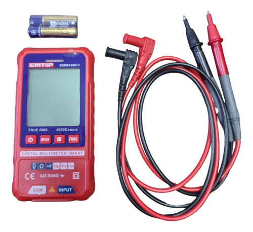 Emtop Multimeter Digital Cat III 600V EDMR160012 0