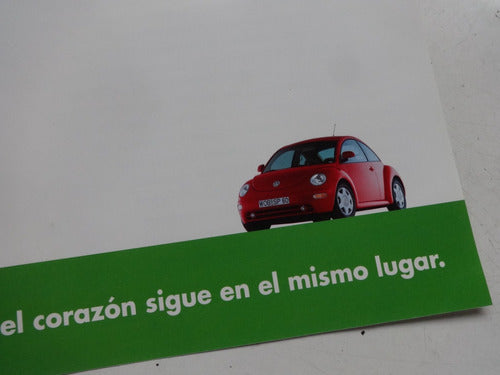 Folleto Antiguo Vw New Beetle Escarabajo No Es El Manual 0