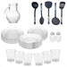 Durax Set Vajilla Completa Vidrio 6 Personas Platos Kuchen 0