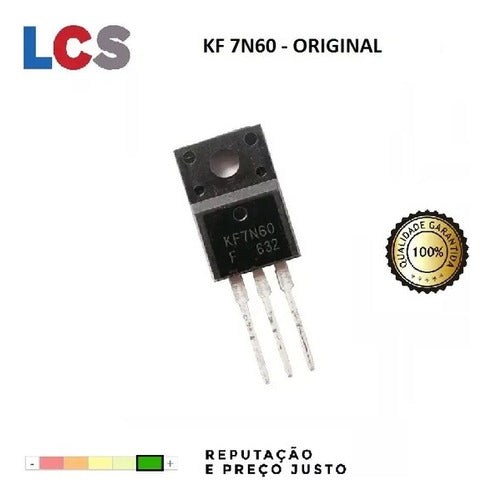 Kf7n60 - Kf 7 N 60 - Transistor Original 1