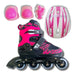 Extendable Aluminum Children's Rollers with Helmet + Basic Protections 10