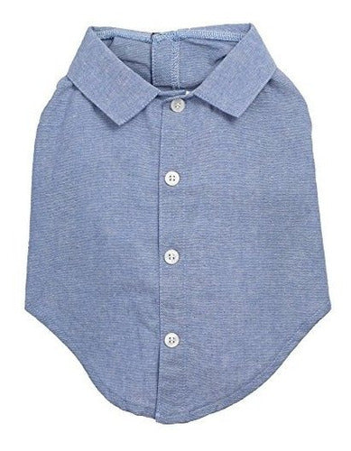 The Worthy Dog Chambray Shirt Blue L 0