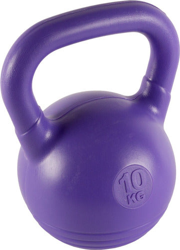 Functional Crossfit PVC 10 Kg Kettlebell Russian Weight 0