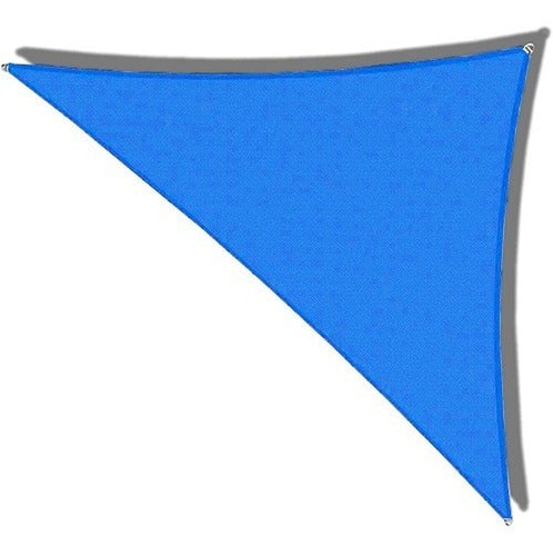 Cerroplast Media Sombra Toldo Vela Triangular Azul 98% 3m X 4m X 4.9m 0