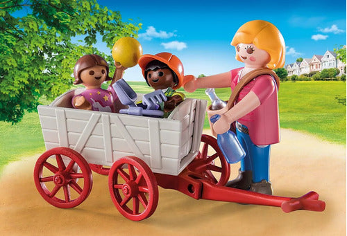 Playmobil Set Educadora Con Carrito Starter Universo Binario 1