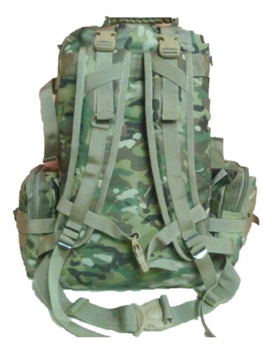 Large Camouflaged Tactical Backpack 65 Liters Military Trekking 8