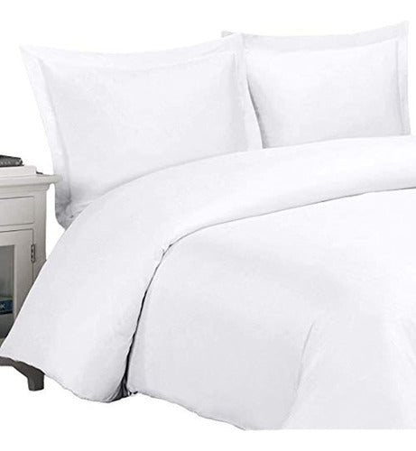 Royal Hotel Bedding King / Cal-King Blanco Sedoso Suave 100% Viscosa De Bambú Fundas Nórdicas 0