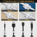 30 Clips De Cable Adhesivo 3m Organizador De Cables, Cables 4