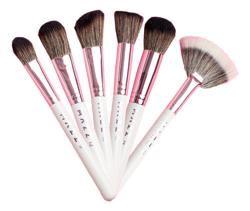 Mazz Make Up Set of 6 Brushes - Perfect for All Your Makeup Needs 0