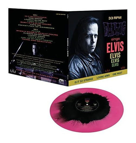 LP Sings Elvis (Pink & Black Haze Vinyl) - Danzig 1