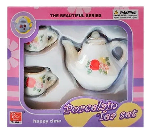 Yihai Mini Set De Porcelana Juego De Te 3 Piezas Porcelain Tea M4e 1