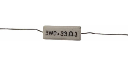 Resistencia 3w Cementada  0,33ohms 0