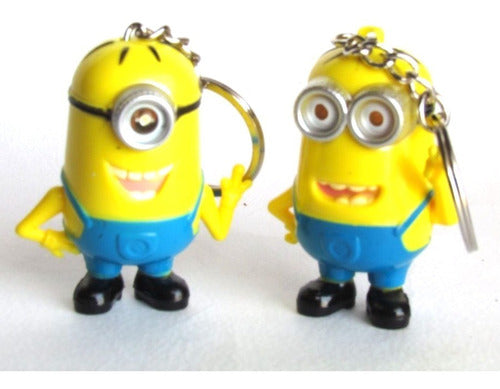 Minions Keychain with Light and Sound - Collection of 10 + Shipping 0