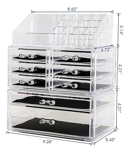 Dreamgenius Makeup Organizer Acrylic Drawers 4