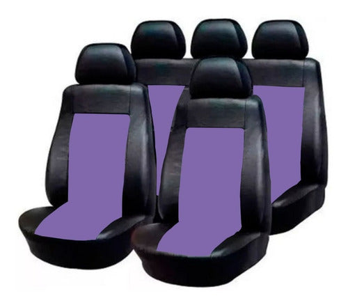 Car Seat Cover Set in Synthetic Leather for Gol and Voyage 0