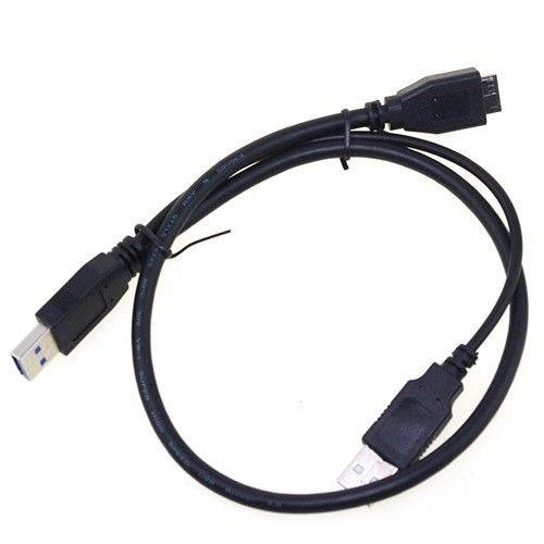 Ablegrid Micro USB 3.0 Male to USB 3.0 Cable for External Drive 0