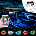 Kit Tira Led Rgb Auto Interior Bluetooth Fibra Optica 1