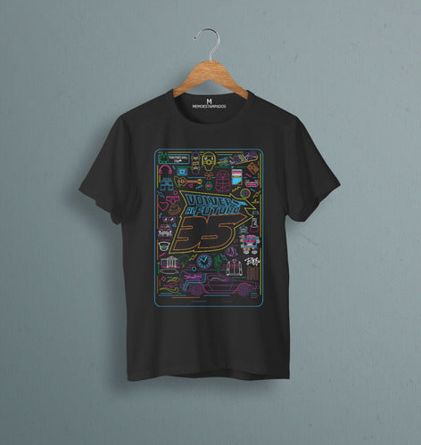 Memo Estampados Volver Al Futuro Neon T-Shirt 1