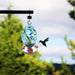 Jalamwang Hummingbird Feeder - Hand Blown Glass - Starry Night 5