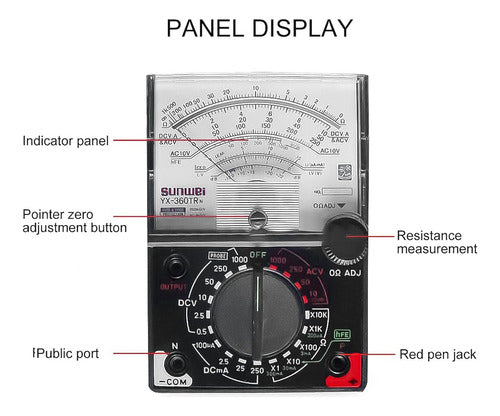 Uyustools Analog Needle Tester - Electroimporta 4