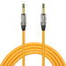 Professional Rubber Coated Guitar Instrument Cable 3m in Various Colors 51