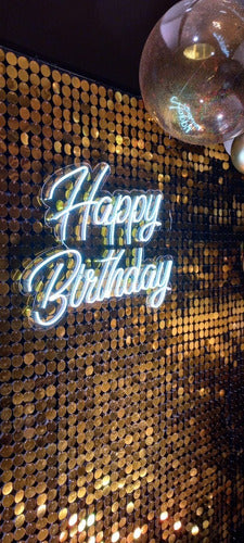 LED Neon Happy Birthday Sign - Customizable, Limited Offer 0
