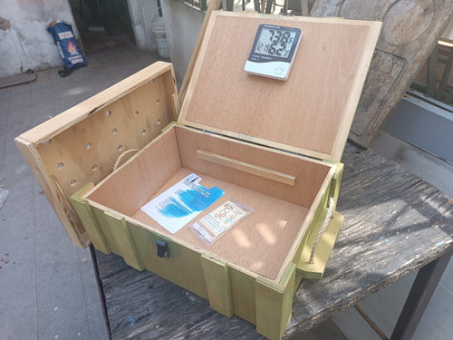 CIGARS HUMIDOR Military Chest Humidor 2