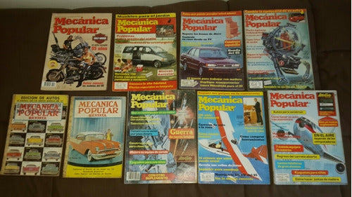 Lote Revista Mecanica Popular Retro Vintage 0