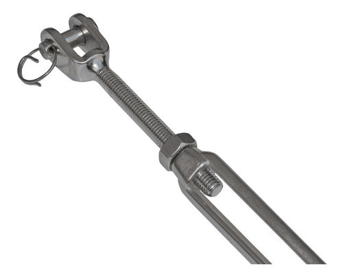 Stainless Steel Open Body Fork/Fork Turnbuckle 8mm Pin 1