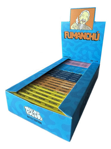 Box of 25 Fumanchu 1 1/4 78mm Ultra Fine Rolling Papers 0