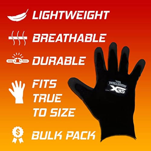 Grx Guantes De Trabajo Para Hombre A Granel (12 1