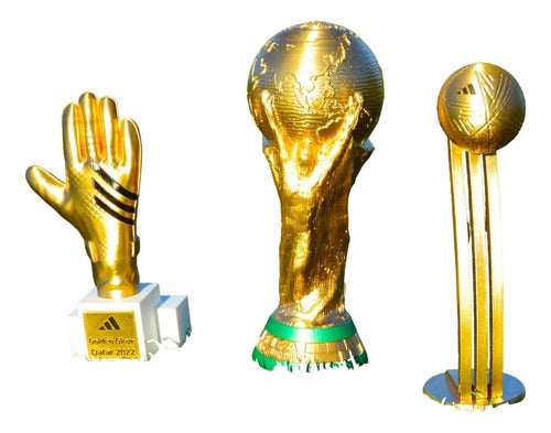 Combo Trofeos Mundial Qatar 2022 0