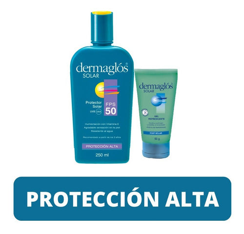 Dermaglós Solar Combo Protección Alta FPS 50 + Post Solar 0