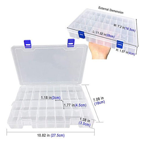 Duofire - Adjustable Divider Plastic Organizer Box 4