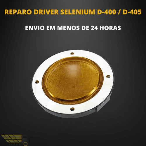 Kit 10 Reparos Driver Selenium D-400 D-405 Som Restaurado 3