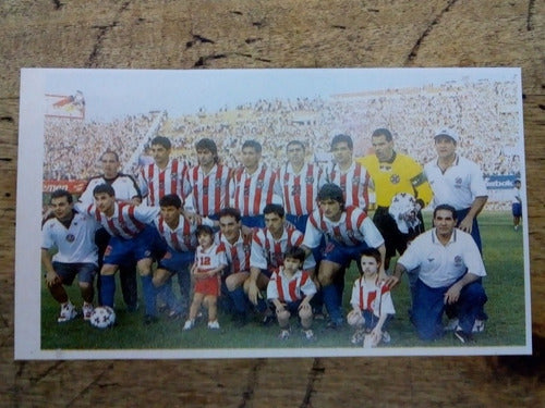 Recorte Selección Fútbol Paraguay 1998 0