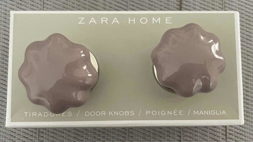 Zara Home Floral Knobs 1