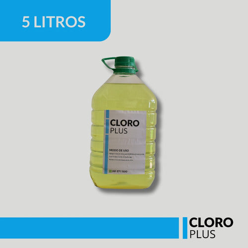Liquid Chlorine for Pools 5 Liters - Chloro Plus 1