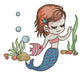 Embroidery Design Pack - Lovely Mermaid Sirens for Embroidery Machines 3