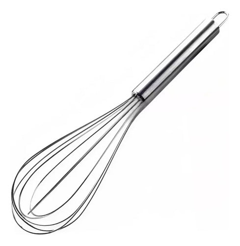 El Siglo Wire Whisk 30cm Stainless Steel Handle Baking Tool 0