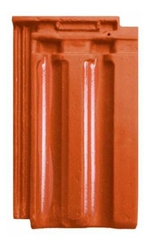 Shiny Red French Clay Roof Tile by Cerro Negro 0
