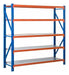 Expansión UY Metal Shelving Unit Without Screws 5 Levels 2x2x0.6m 1000kg 0