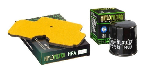 Hiflofiltro Kawasaki 650 Versys Air Oil Filter Kit 0