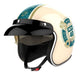 HAWK 721 Open Face Helmet + First Skin Sti Moto Gloves 15
