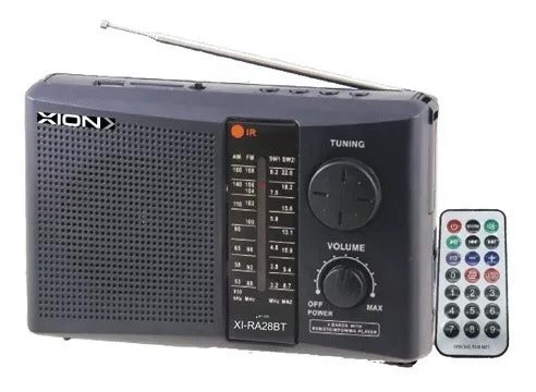 Radio Portatil Xion A Batería Control Bluetooth Antena Nnet 1