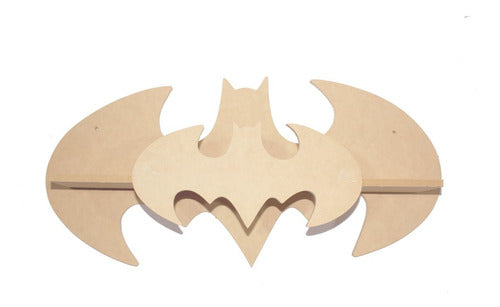 Puntitos Carpintería Batman Shelf MDF Kids Bedroom Decoration 0