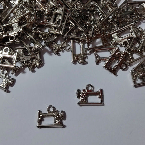 10 Metal Sewing Machine Charms - Bijuo Crafts Assembler 0