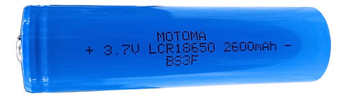 Motoma Rechargeable Battery 18650 3.7V 2600mAh with Teton 4