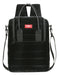 Las Oreiro Large Black Matera Backpack 0